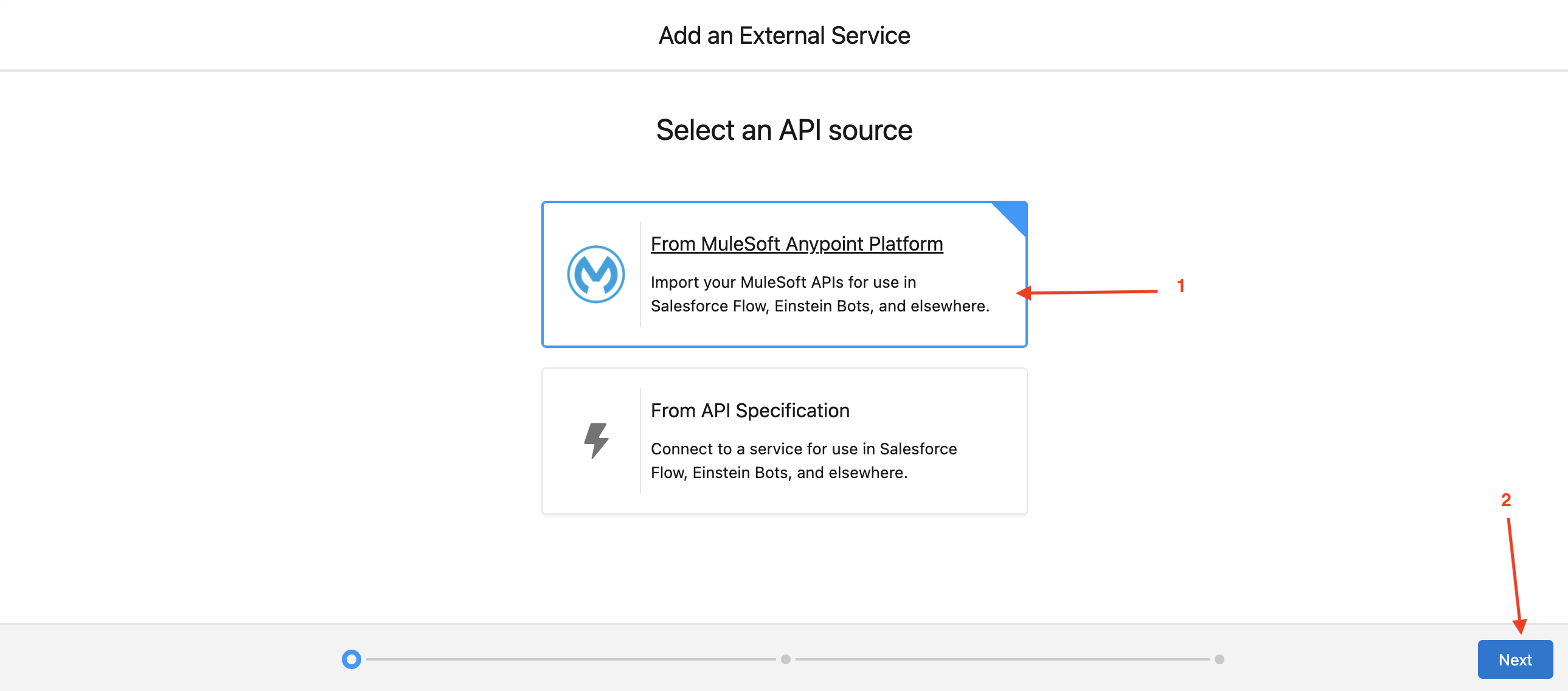 external service source
