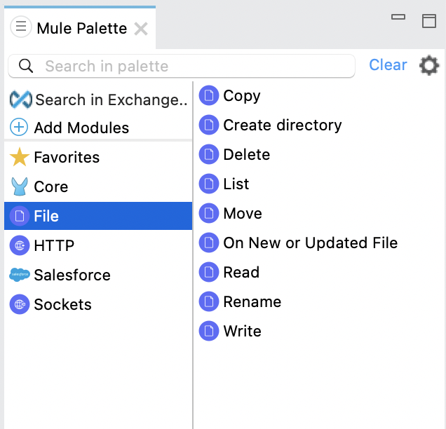 Mule Palette with Modules Screenshot 2021 12 13 at 10.29.32
